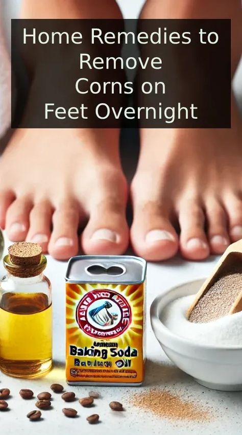 Home Remedies to Remove Corns on Feet Overnight Naturally Remove Corns On Feet Remedies, Get Rid Of Corns On Feet Fast, Foot Corn Removal Remedies, How To Get Rid Of Corns On Toes, Corn Removal On Toes, Get Rid Of Corns, Corn Removal, Bug Spray Recipe, Skincare Recipes