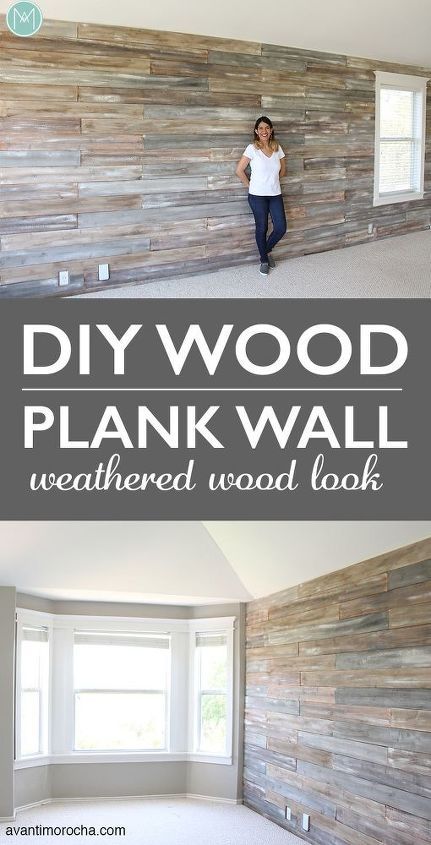 Diy Wood Plank Wall, Diy Plank Wall, Wood Plank Wall, Diy Wood Wall, Wood Plank Walls, Ship Lap, Diy Wand, Wood Walls, Wood Accent Wall