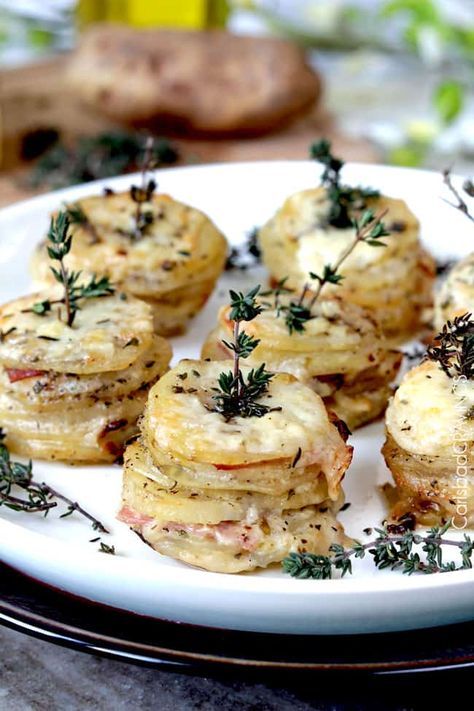 Easter Dinner Side Dishes, Easter Dinner Sides, Easter Dinner Menus, Best Potato Recipes, Potato Stacks, Timmy Time, Ham Potato, Easter Lunch, Easter Menu