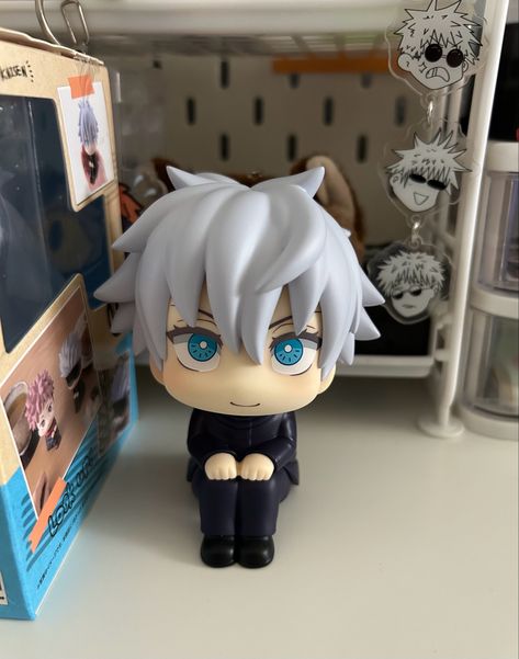 Jjk Sitting Figures, Jujutsu Kaisen Look Up Figures, Gojo Satoru Figurine, Look Up Figures Jjk, Gojo Cardboard Cutout, Gojo Figure Chibi, Jjk Look Up Figures, Gojo Body Pillow, Gojo Look Up