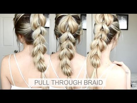 Plait Hair, Bubble Braid, Bubble Bubble, Braided Hair Tutorial, Pull Through Braid, Low Maintenance Hair, Braid Tutorial, Bathroom Decorating, Braid Hair