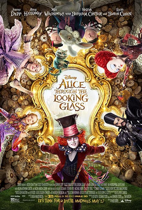 Alice Kingsleigh, Glass Movie, Les Goonies, Sacha Baron Cohen, Disney Presents, Mia Wasikowska, Tim Curry, Johnny Depp Movies, Adventure Movie