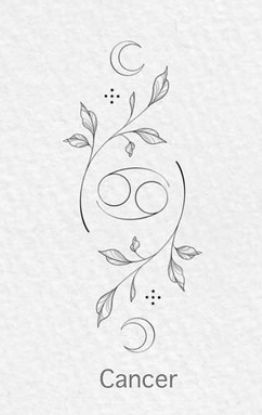 Tattoo Ideas Cancerian, Minimalist Cancerian Tattoo, Tattoos For Cancerian Women, Cancerian Tattoo Zodiac Signs, Tattoos That Represent Healing, Cancerian Tattoo For Women, Cancerian Tattoo, Sternum Tattoo Design, Flor Tattoo