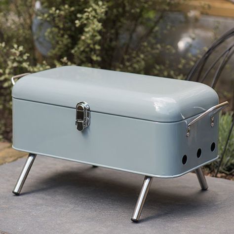 Waitrose 1950s-style portable barbecue Barbecue Design, Portable Barbecue, Bbq Grill Design, Outdoor Kitchen Appliances, Outdoor Appliances, Basic Kitchen, House Design Pictures, Rocket Stoves, Plastic Design