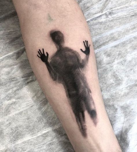 Port Tattoo, Shadows Tattoo, Ak47 Tattoo, Tattoo Website, Shadow Tattoo, Wicked Tattoos, Scary Tattoos, Creepy Tattoos, Horror Tattoo