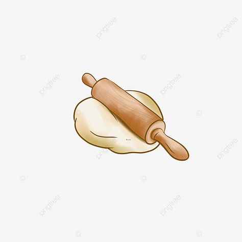 Rolling Pin Tattoo, Rolling Pin Drawing, Dough Drawing, Dough Illustration, Pin Png, Vintage Bakery, Kindergarten Classroom Decor, Beautiful Logos Design, Flower Icons