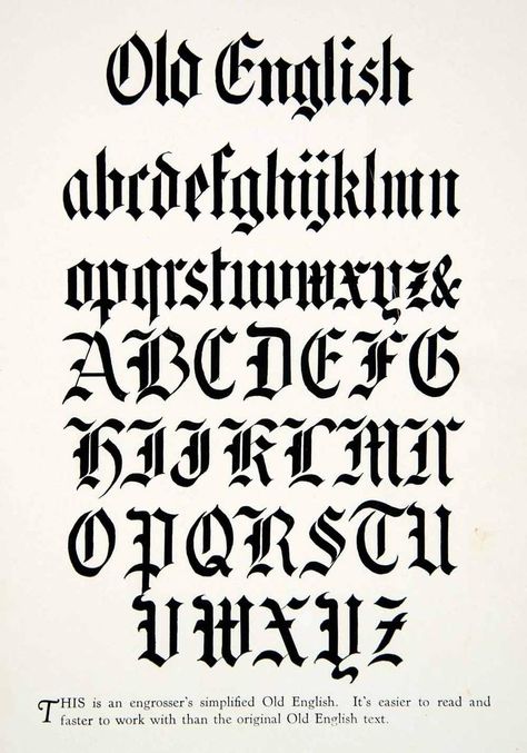 English Typography, Old English Alphabet, Victorian Fonts, Old Fashioned Fonts, Gothic Alphabet, Lettering Styles Alphabet, English Fonts, Graphic Design Style, English Font