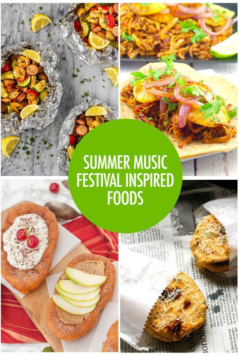 Summer Music Festival Inspired Foods Find your inner festival goer with these 6 music festival recipes inspired by Wild Mountain Music Festival - all from Alberta bloggers. via @fbcanada Festival Themed Party Food, Music Festival Food Ideas, Festival Food Ideas, Music Festival Food, Weird Recipes, Canadian Recipes, 29 Birthday, Festival Themed Party, Music Festival Accessories