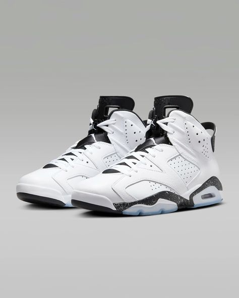 Air Jordan 6 Retro "White/Black" Men's Shoes. Nike.com Air Jordan 6 Retro, Nike Air Jordan 6, Jordan 6 Retro, Black Shoes Men, Nike Shoes Jordans, Air Jordan 6, Girly Shoes, Jordan 6, Shoes Nike