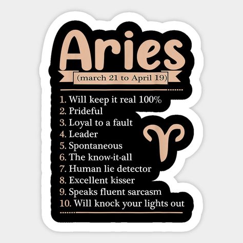 Aries Zodiac Sign Astrology March April Birthday -- Choose from our vast selection of stickers to match with your favorite design to make the perfect customized sticker/decal. Perfect to put on water bottles, laptops, hard hats, and car windows. Everything from favorite TV show stickers to funny stickers. For men, women, boys, and girls. Aries Birthday Captions, Aries Themed Birthday Party, Aries Tattoo For Men, Aries Birthday Cake, March Aries, Aries Goddess, 2000s Birthday, April Zodiac Sign, Birthday Cale