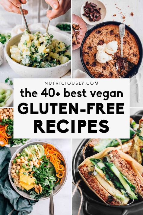 Gluten Free Vegan Recipes Dinner, Vegan Gluten Free Dinner, Gluten Free Vegetarian Recipes, Gluten Free Lunch, Gluten Free Vegan Recipes, Vegan Gluten Free Recipes, Gluten Free Dairy Free Recipes, Gluten Free Breakfasts, Healthy Gluten Free