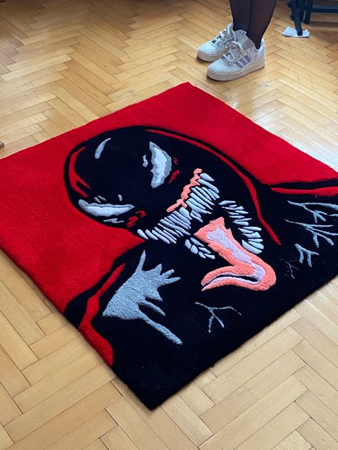 Cool Rugs For Bedroom Men, Customized Rugs, Rug Tuft, Video Game Room Decor, Graphic Rug, Funky Rugs, Rug Ideas, Video Game Room, Game Room Decor