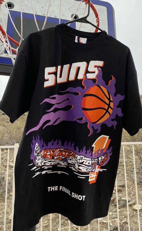 Phoenix Suns The Final Shot Devin T Shirt Funny Black Vintage | Etsy 90s Gift, Phoenix Suns, Selling Clothes, Black Vintage, T Shirt Funny, Graphic Shirts, Fashion Games, Phoenix, Vintage 90s