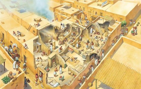 Ancient Illustration, Ancient Egyptian Architecture, Ancient Egypt Art, Egypt History, Valley Of The Kings, Types Of Work, Living Off The Land, Egypt Art, Egyptian History