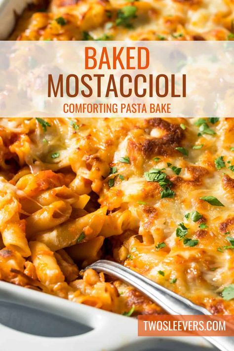 Baked Mostaccioli Recipe | Easy Baked Pasta Mostacholi Baked, Moscholli Recipe, Best Baked Mostaccioli Recipe, Baked Mostaccioli Recipe Ground Beef, Easy Baked Mostaccioli, Crockpot Mostaccioli Recipe, Mostaccioli Recipe Easy, Baked Mostaccioli Recipe Easy, Baked Mostaccioli Recipe