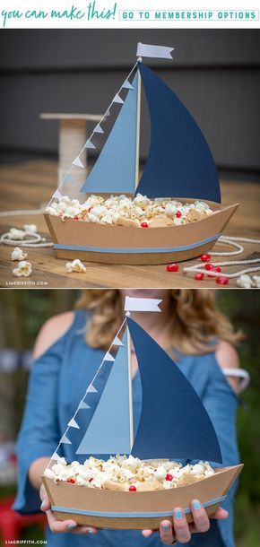 Mesa Sailing Party, Sailor Birthday, Nautical Birthday Party, Boat Crafts, Party Table Centerpieces, Nautical Birthday, Nautical Party, Nautical Baby Shower, Pirate Birthday