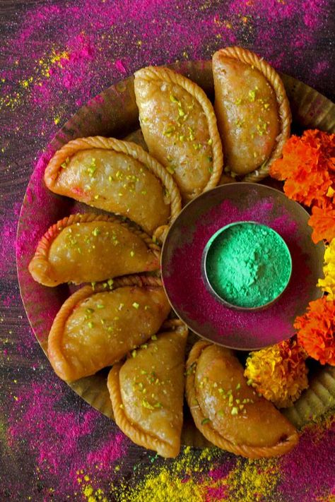 Holi Party Theme | Holi Recipes - Fun FOOD Frolic Holi Sweets, Holi Recipes, Happy Holi Images, Holi Party, Holi Festival Of Colours, Holi Special, Holi Celebration, Holi Festival, Color Festival