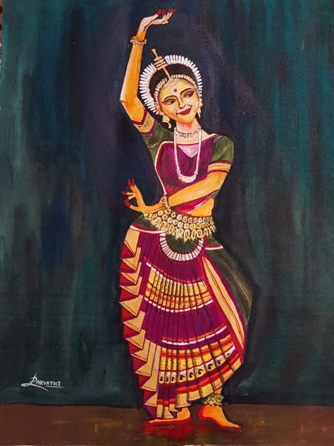 Odishi Dance Drawing, Bharatnatyam Drawing, Figure Mehndi Design, Dance Sketches, Dancing Poses Drawing, Bharatanatyam Dress, Instruments Drawing, Indian Dance Forms, Aari Work Pattern