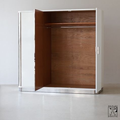 Three-door wardrobe by Rudolf Vichr - Image 3 Bauhaus Wardrobe, Mid Century Wardrobe, Three Door Wardrobe, Bedroom Cupboard, Company Design, Door Wardrobe, Wardrobe Armoire, Sideboard Cabinet, Bedroom Inspo