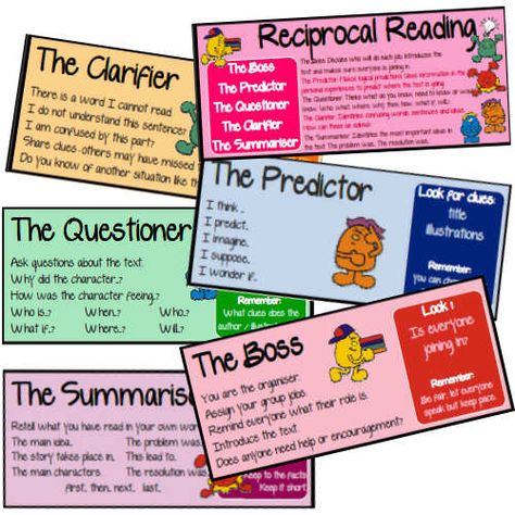 reciprocal teaching After teaching reading for many years and trying to teach children good skills to analyse and understand the text, I was delighted to find the specific strategies of Reciprocal Teaching. Obviously,... Reciprocal Reading, Reciprocal Teaching, Lit Circles, Teaching Child To Read, Literature Circle, Job Cards, 4th Grade Reading, Comprehension Strategies, Free Teaching Resources