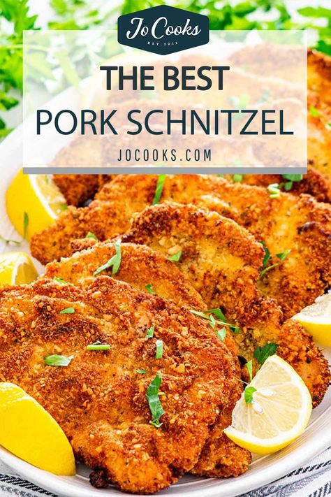 Fun Pork Chop Recipes, Chad Recipes, Pork Cube Steak, Chicken Snitzel Recipe, Pork Cube Steak Recipes, Pork Cube Steaks, Pork Schnitzel Recipe, Pork Cutlet Recipes, Cutlet Recipes