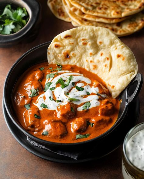 Butter Chicken (Murgh Makhani) Best Butter Chicken Recipe, Murgh Makhani, Canning Crushed Tomatoes, Dinner Restaurant, Dinner Restaurants, Butter Chicken Recipe, Delicacy Food, Marinated Chicken, Indian Recipes