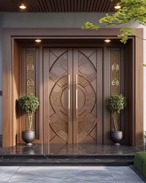 Royal Entrance Door Design, Luxury Main Door Design Entrance, Double Door Design For Entrance, Main Double Door Design Entrance Modern, Double Door Design Main Entrance, Luxurious Main Door Designs, Double Door Main Door Designs, Double Main Door Design Entrance, Modern Main Entrance Door Design