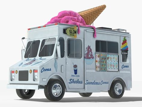 Horse Box Conversion, Ice Cream Taco, Ice Cream Car, Custom Food Trucks, Truck Company, Catering Trailer, Food Truck For Sale, Best Food Trucks, Step Van