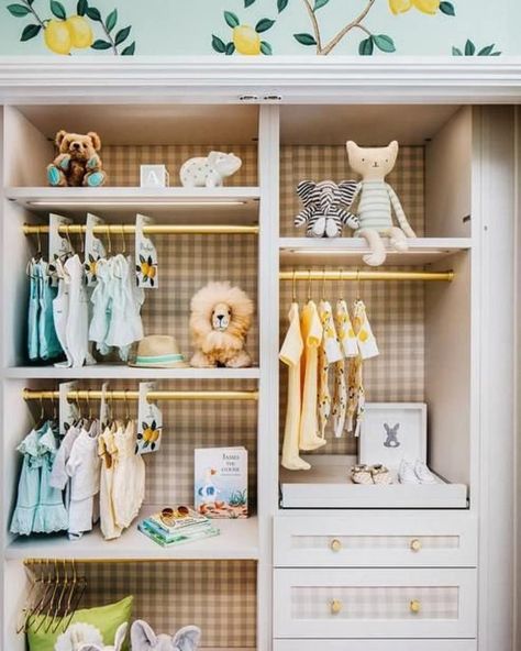 Baby closet organization