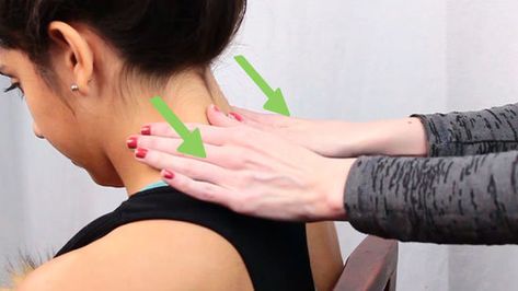 How to Give a Neck Massage (with Pictures) - wikiHow Neck Message, Massage Techniques, Neck Massage, Yoga Tips, Body Massage, Massage Therapy, Acupuncture, Quality Time, Health And Wellness