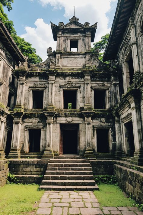 Step Back in Time: Visit These Historical Sites in the Philippines! Philippine Architecture Traditional, Ancient Philippines, Ancient Engineering, Corregidor Island, Intramuros Manila, Spanish Colonial Architecture, Banaue Rice Terraces, Philippine Architecture, Fort Santiago