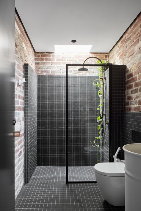 Industrial style bathroom