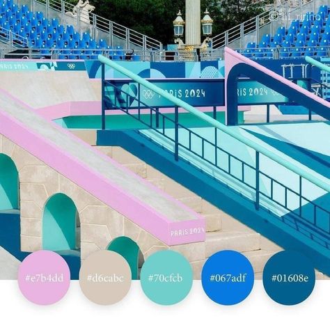 Facebook 2024 Color Palette, Olympic Theme Party, Olympic Colors, Olympic Theme, Find Your People, Paris Olympics, 2024 Color, Random Thoughts, Colour Palette