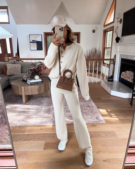 Neutral Pajamas Women, Cashmere Matching Set, Knit Sets Women, Upscale Lounge Outfit, Woman Set Outfit, Two Piece Comfy Set, Women’s Matching Sets, Fashionable Lounge Wear, Bridal Lounge Set