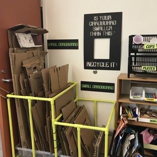 The Cardboard Corral : 3 Steps (with Pictures) - Instructables Art Classroom Organization, Classe D'art, Cardboard Storage, Floor Plans 2 Story, Stem Classroom, Art Studio Organization, Art Classroom Decor, Barndominium Ideas Floor Plans, Studio Organization