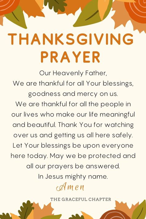 thanksgiving prayer Thanksgiving Dinner Prayer, Thanksgiving Prayers For Family, Thanksgiving Quotes Christian, Thanksgiving Prayers, Dinner Prayer, Christian Thanksgiving, Thanksgiving Messages, Thanksgiving Prayer, Thanksgiving Blessings