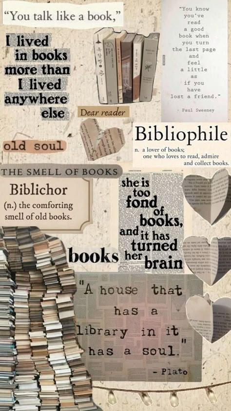 Book Lovers Wallpaper Iphone, Book Wallpaper Minimalist, Book Aesthetic Poster, Books Collage Aesthetic, Writer Wallpaper Aesthetic, Book Collage Aesthetic, Book Wall Collage, Reading Wallpaper Aesthetic, Book Wallpaper Iphone