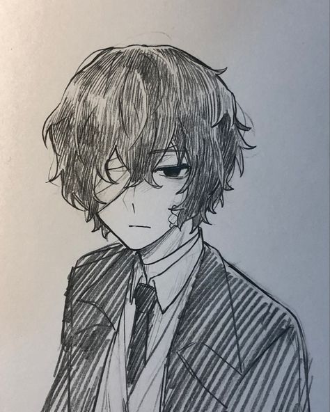 He Asked For No Pickles, Dazai Drawing, Osamu Dazai, Dazai Bungou Stray Dogs, Soyut Sanat Tabloları, Art Tools Drawing, Easy Drawings Sketches, Cute Doodles Drawings, Stray Dogs Anime