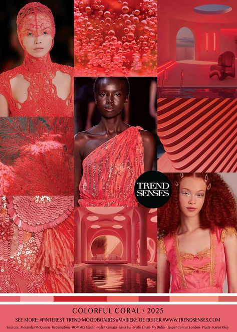 COLORFUL CORAL // 2025 – Trendsenses Trend Forecast 2025, Fashion Trends 2024/2025, Summer 25 Trends, Trends For 2025, Spring 2025 Color Trends, Trend 2025 Fashion, Color Trend 2025, 2025 Trend Forecast, Color Trend 2024/2025