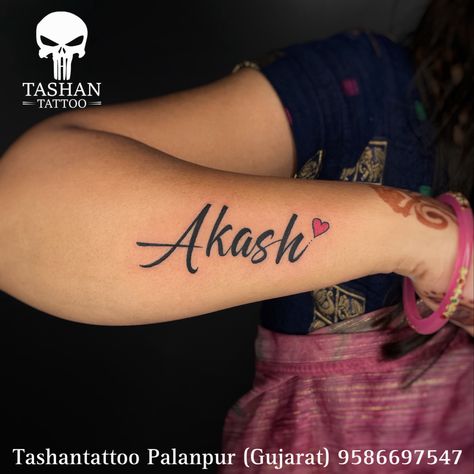 TashanTattoo
AshokTattooWala
S.4.5,Tirupati plaza
Opp. New bus stand
Near gd modi collage
Palanpur (gujrat)
9586697547
9687533310 Akash Name Tattoo, Name Tattoo, Name Tattoos, Tattoos, Quick Saves, Design