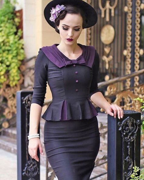 Idda Van Munster, Look Retro, Pin Up Dresses, Trendy Dress, Usa Dresses, Bioshock, Dresses Elegant, 1940s Fashion, Looks Chic