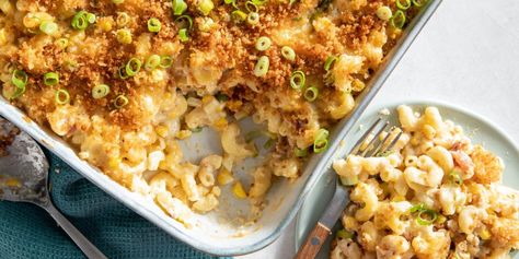 Macaroni Corn Casserole | Southern Living Macaroni Corn Casserole, Scalloped Corn Casserole, Homemade Green Bean Casserole, Loaded Cauliflower Casserole, Homemade Baked Beans, Mashed Potato Casserole, Cheesy Potato Casserole, Sweet Potato Bread, Sweet Potato Recipes Casserole