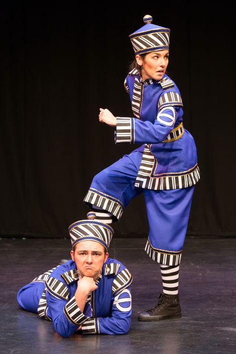 Aladdin at the Corn Exchange, Newbury Fri 28 Nov - Sun 4 Jan  Policeman Ping and Pong!  #Panto #Pantomime Aladdin Pantomime Costumes, Pantomime Outfits, Aladdin Pantomime, Panto Costumes, Aladdin Show, Pole Costume, Policeman Costume, Aladdin Jr, Aladdin Characters