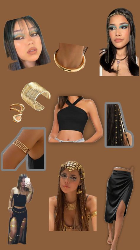 SHEIN assembled Halloween costume!! Super easy but super 🔥 Egyptian Halloween Costume, Cleopatra Outfit, Super Easy Halloween Costumes, Cleopatra Halloween Costume, Egyptian Halloween, Halloween Costumes Brunette, Cleopatra Halloween, Easy Halloween Costumes For Women, Halloween Coustumes