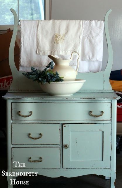 Antique Wash Stand, Dry Sink, Wash Stand, Shabby Chic Dresser, Shabby Chic Bathroom, Refurbished Furniture, Cool Ideas, Redo Furniture, Repurposed Furniture