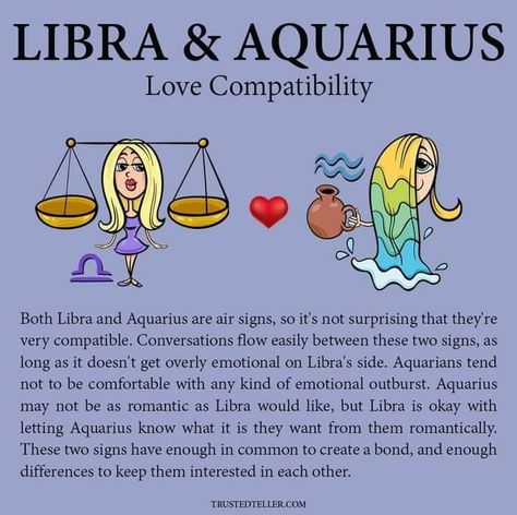 Aquarius And Libra Love, Aquarius Love Compatibility, Aquarius Love, Libra Quotes, Libra Love, Signs Compatibility, Compatible Zodiac Signs, Love Compatibility, Air Signs