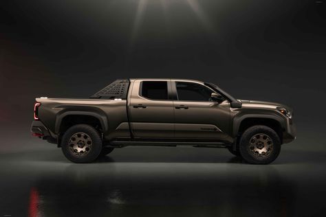 2024 Toyota Tacoma Trailhunter - Stunning HD Photos, Videos, Specs, Features & Price - DailyRevs Vw California Camper, 2024 Toyota Tacoma, Goodyear Tires, Toyota Tacoma Trd, Tacoma Trd, Fixed Gear Bike, New Street Style, Porsche Boxster, Off Road Adventure