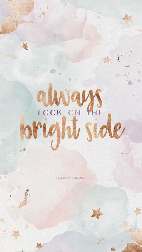 iphone wallpaper • lockscreen wallpaper Inspirational Phone Wallpaper, Quotes Lockscreen, Cute Text, Look On The Bright Side, Inspirational Quotes Wallpapers, Vintage Quotes, Phone Wallpaper Quotes, On The Bright Side, Wallpaper Iphone Quotes