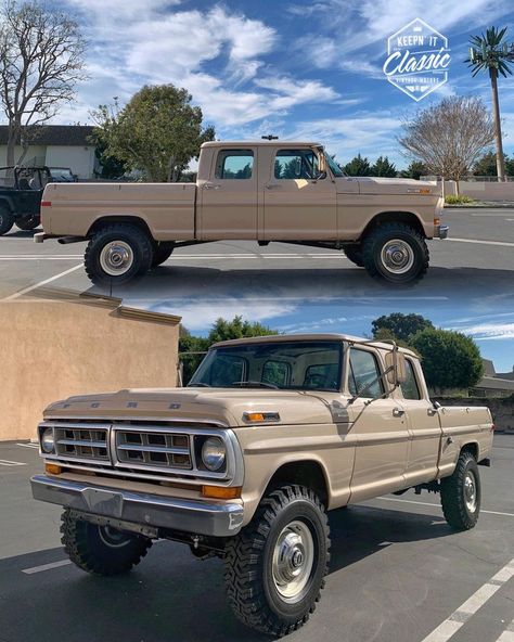 Old Crew Cab Trucks, Old Ford Pickups, Ford Work Trucks, Ford Crew Cab, 1979 Ford Truck, Obs Ford, Diesel Trucks Ford, Ford Ranger Truck, Classic Ford Trucks