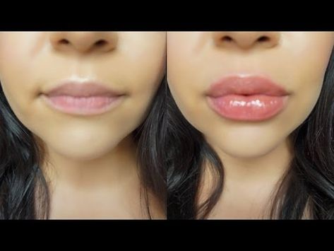 Naturally Bigger Lips, Big Lips Tutorial, Bigger Lips Naturally, Fuller Lips Naturally, 16 Tattoo, Large Lips, Candy Lips, Lip Tutorial, How To Get Bigger